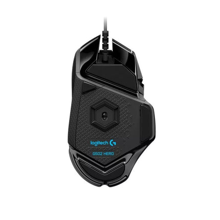 Logitech G502 Gaming HERO EU Pelė 910-005471 (optinis; 16000 DPI; juodas)