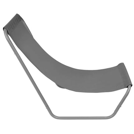 FOLDABLE GARDEN AND BEACH CHAIR AND BAG GREY ENERO CAMP