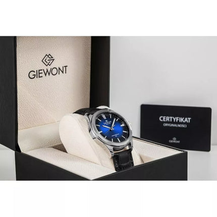 Giewont Elegance Sapphire Men's Watch Black and Blue GW5160-A6
