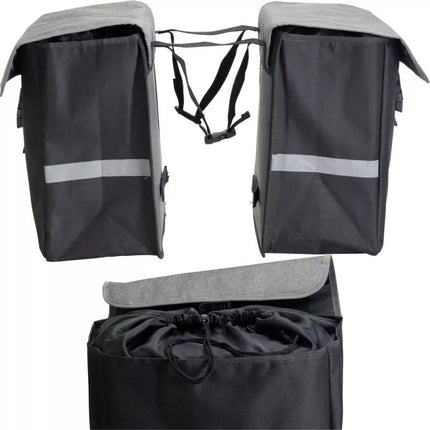 DOUBLE REAR BIKE BAG FOR TRUNK 40L XQMAX