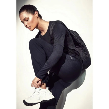 CASALL Essential Mesh Detail Long Sleeve T-shirt black
