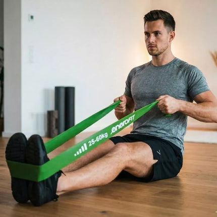 RESISTANCE BAND POWER BAND 25-60KG GREEN ENERO FIT