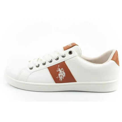 US Polo Assn. shoes sneakers men's fashionable white comfortable