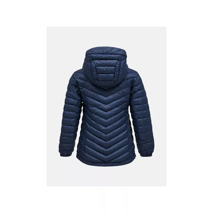 Peak Performance W Frost Down Hood Jacket Tamsiai Mėlyna