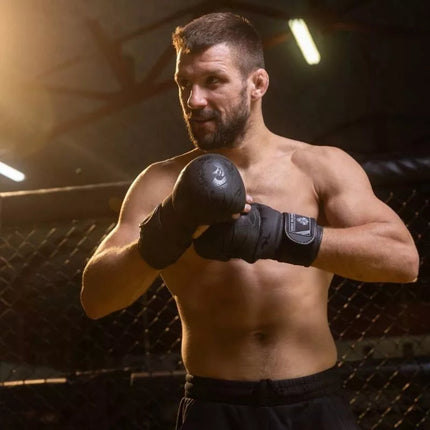 MMA treniruočių pirštinės M - Juodasis Drakonas - Valor serija
