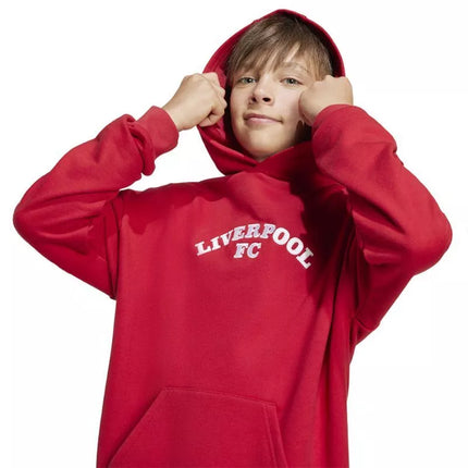 Adidas Liverpool FC Džemperis su gobtuvu, jaunimo JW7879