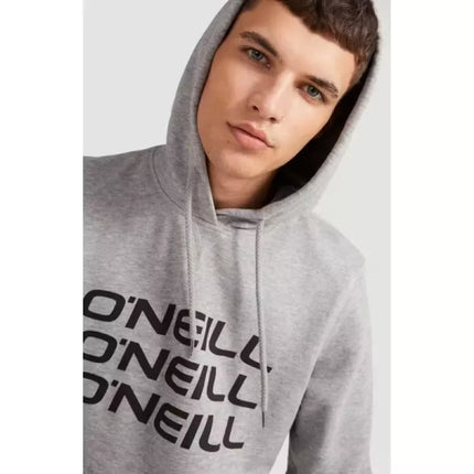 O'neill men's sweatshirt with kangaroo pocket, Triple, fashionable gray