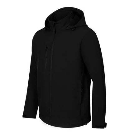 Vyriška takų softshell striukė (Juoda)