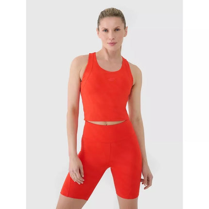 Women's quick-drying training crop top 4F 4FWSS25TFSLF413-62S