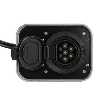 Green Cell Wallbox EV PowerBox 22kW charger with socket and RFID