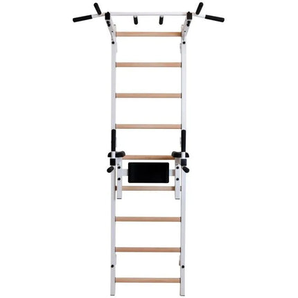 GYMNASTIC LADDER WITH A HAND BAR AND A HANDRAIL FOR EXERCISES BENCHK 722W