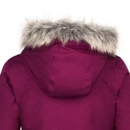Trollkids Girls Oslo Coat XT winter jacket with hood, pink (180-229)