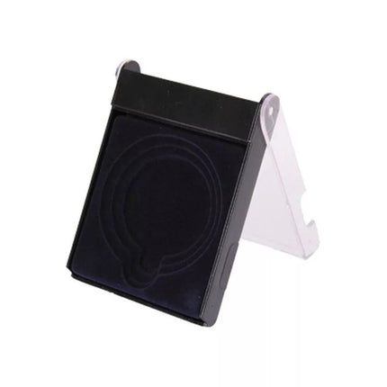 Plastikinis medalių dėklas 70mm 116x84x18mm mėlynas - A005B BK/BU