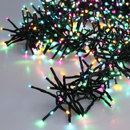 Kalėdinė girlianda eglutei, 576 LED, makaron spalvos, su laikmačiu, 4 spalvos