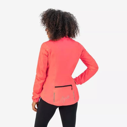 Rogelli women's rain jacket CORE coral S