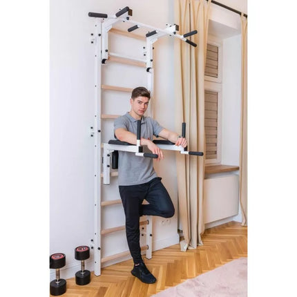 GYMNASTIC LADDER ADJUSTABLE BAR AND HANDLE BENCHK 732W
