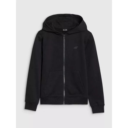 Girls' sweatshirt with a zipper and hood 4F 4FJWSS25TSWSF1706-20S