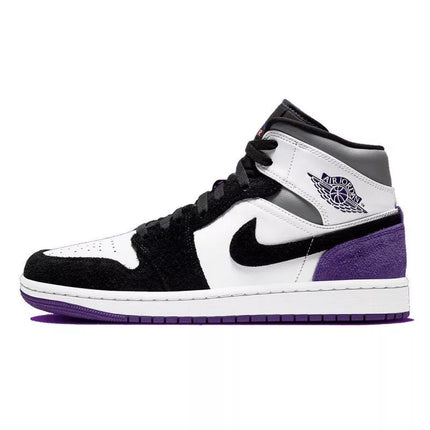 Air Jordan 1 Mid SE Varsity Purple Basketball Shoes - 852542-105
