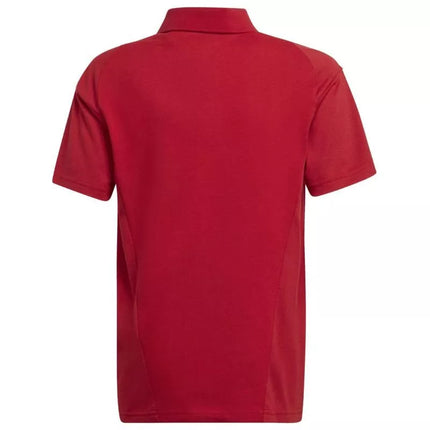 adidas Tiro 23 Competition Cotton Polo T-shirt for kids red HI4715