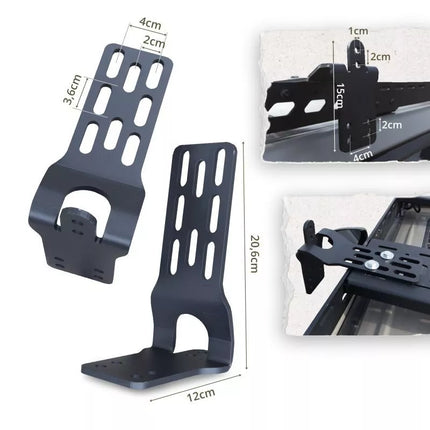 Atsistojanti stoginė Offlander Batwing 270 L smėlio spalvos kairė 2.5 M OFF_ACC_SIDE270_LL