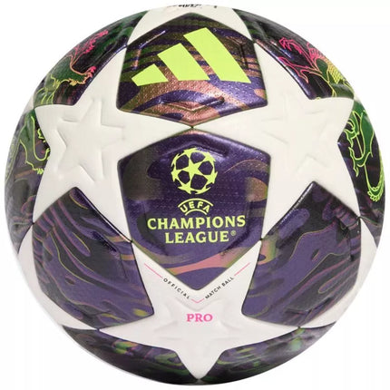 adidas UCL 25/26 Final Pro Violetinis ir Baltas JX9077 Futbolo Kamuolys