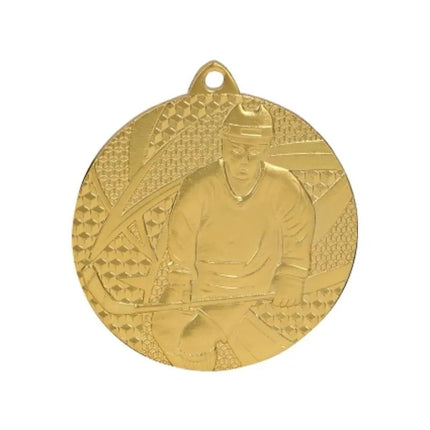 Gold medal - hockey - steel medal