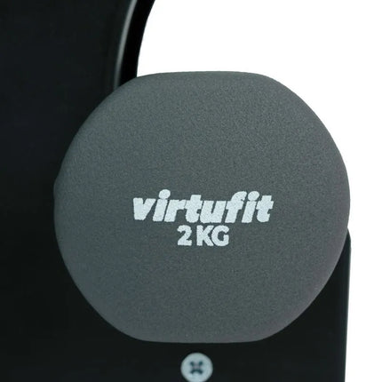 VIRTUFIT NEOPRENE DUMBBELL SET - BAR BELL SET - WITH HANDLE