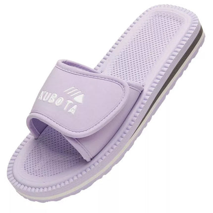 Kubota Klasikinės šlepetės su Velcro pastelės violetinės K25SS-100-001-10-1