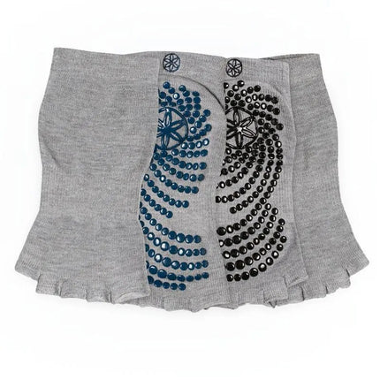 GAIAM 63708 Non-Slip Toeless Yoga Socks