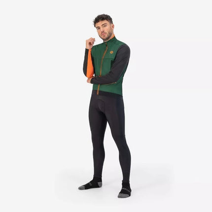 Rogelli žiemos striukė CADENCE žalia-juoda-oranžinė L