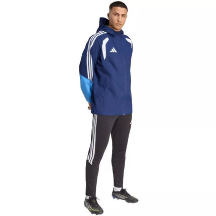 Vyriška adidas Tiro 26 lietaus striukė, tamsiai mėlyna JY8963