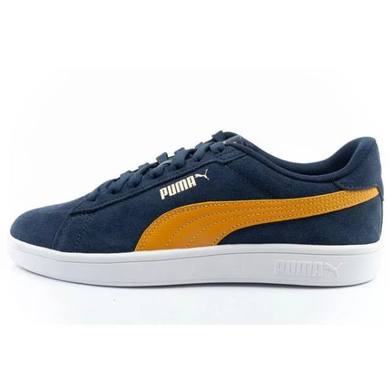 Vyriški sportbačiai Puma Smash 3.0, odiniai, klasikiniai, madingi, tamsiai mėlyni Puma