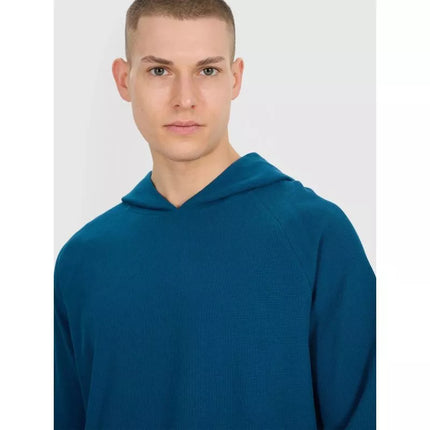 Men's sweatshirt with hood, open, 4F 4FWSS25TSWSM1558-46S