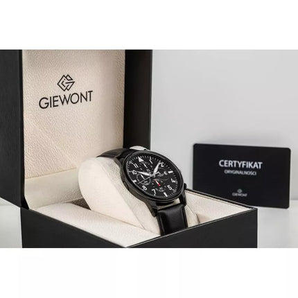 Giewont Chronograph Sapphire Black Men's Watch GW5630-A1