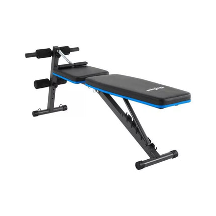 Inclined training bench with leg locks and rubber bands REBEL ACTIVE RBA-2003