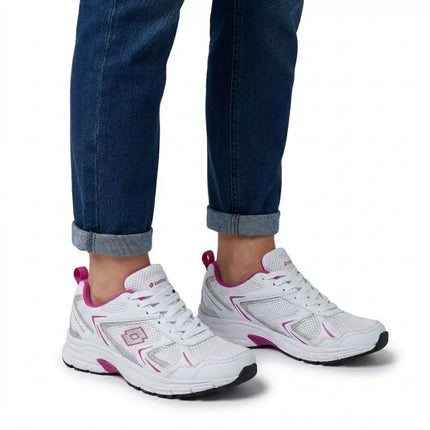 Lotto KITAURA women's white pink sneakers sports shoes