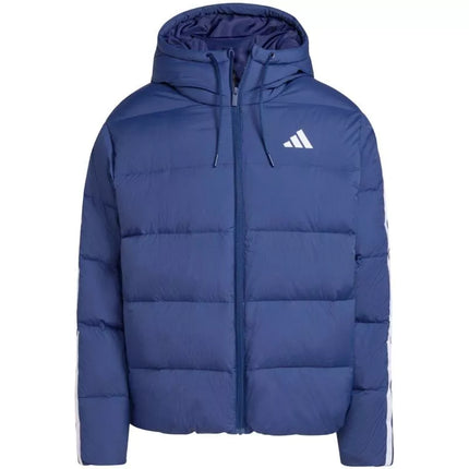 Men's adidas Ess 3S PD HD J jacket navy blue JX7799