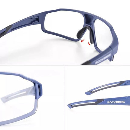 Rockbros SP216BL Photochromic UV400 Cycling Glasses - Blue