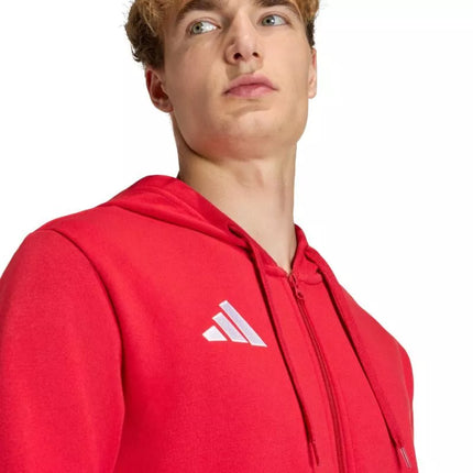 Men's adidas Entrada 26 FZ Hoody red KF5944
