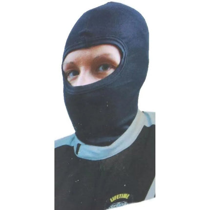 Juoda dviratininko balaklava