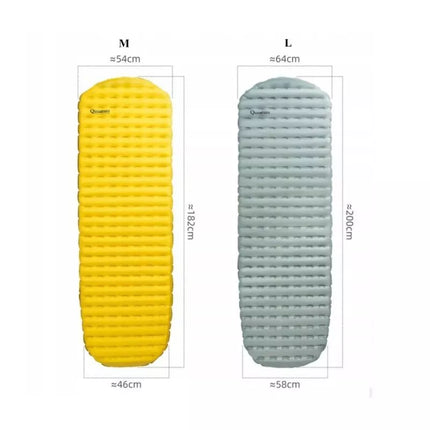 Qunature self-inflating mattress yellow L 200x64x8cm