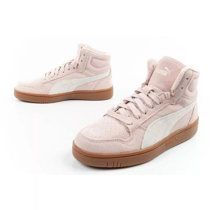 Puma Reb-L Mid women's sports shoes powder pink ankle boots for winter