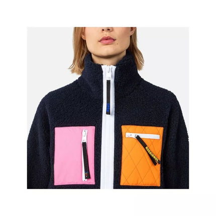 Rossignol W On Air Fleece Jkt Blue Sweatshirt