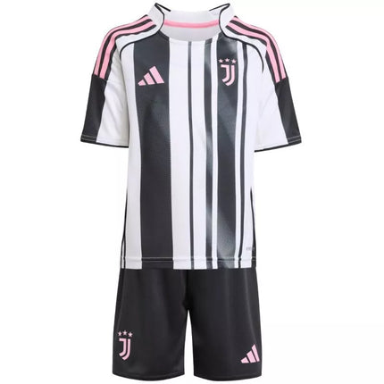 adidas Juventus 25/26 Vaikų namų komplektas, balta ir juoda, JN5220