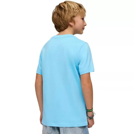 Puma ESS Small No. 1 Logo Centered Tee for Kids Blue 692975 45