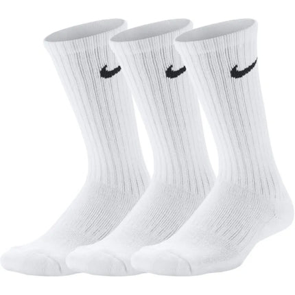Nike Performance Cushioned Crew 3P Jr SX6842 100 kojinės