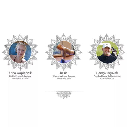 Gaiam jogos kilimėlis "SAULĖS LAIKRODIS" 6mm 62432