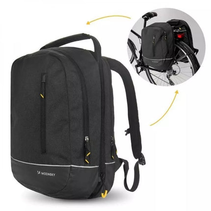 Wozinsky Double Bike Bag Backpack 2in1 30l Black (WBB30BK)