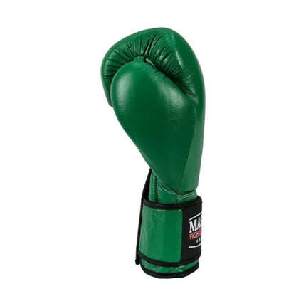 RBT-GREENSTRIKE Leather Boxing Gloves 12 oz Green