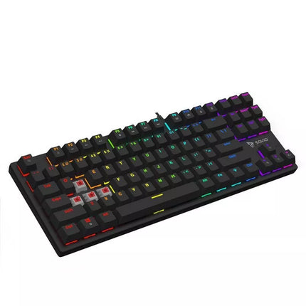 SAVIO MECHANINĖ KLAVIATŪRA RGB OUTEMU RED TEMPEST X2